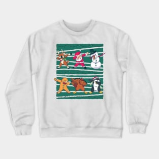 christmas funny dab Crewneck Sweatshirt